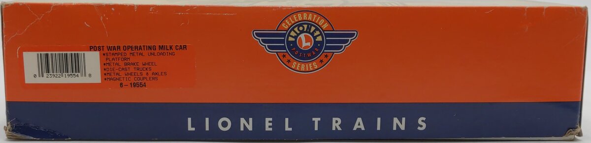 Lionel 6-19554 O PWC Operating Milk Car Set EX/Box