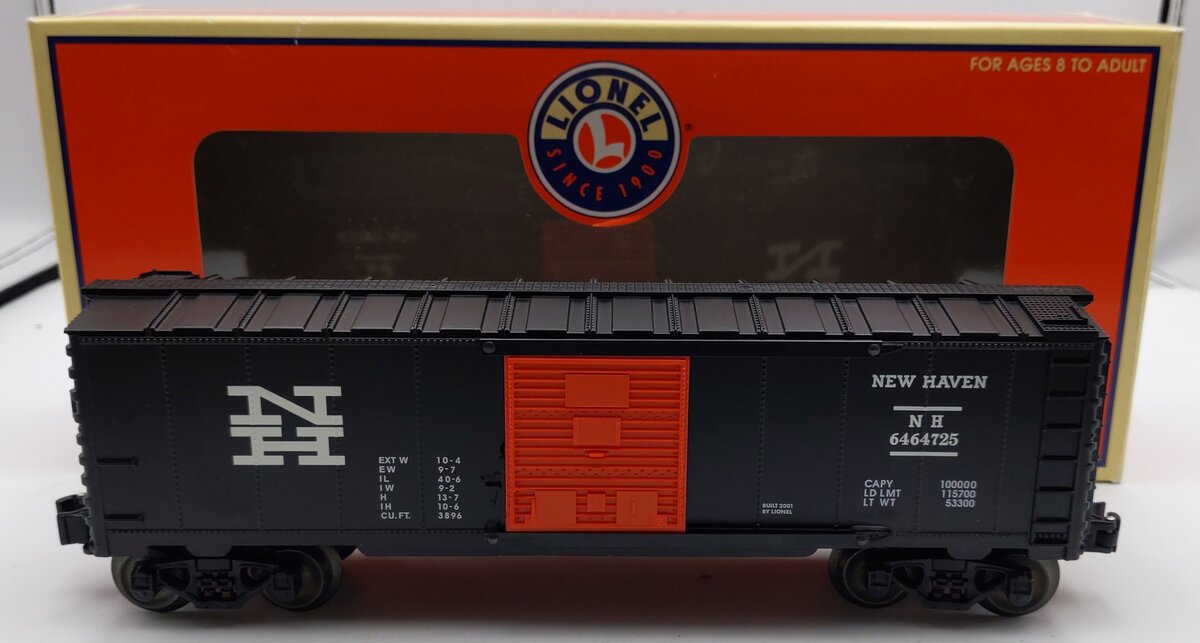 Lionel 6-39204 O Gauge New Haven Boxcar #6464-725 NIB