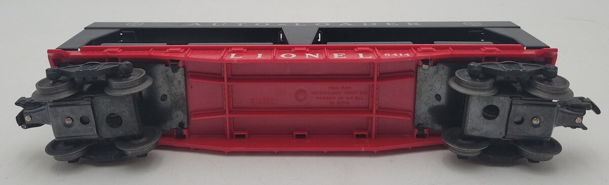 Lionel 6414 Vintage O Gauge Postwar Evans Autoloader with 4 Automobiles EX