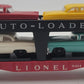 Lionel 6414 Vintage O Gauge Postwar Evans Autoloader with 4 Automobiles EX