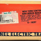 Lionel 6-19267 O Gauge New York Central 6464 Series Box Car LN/Box