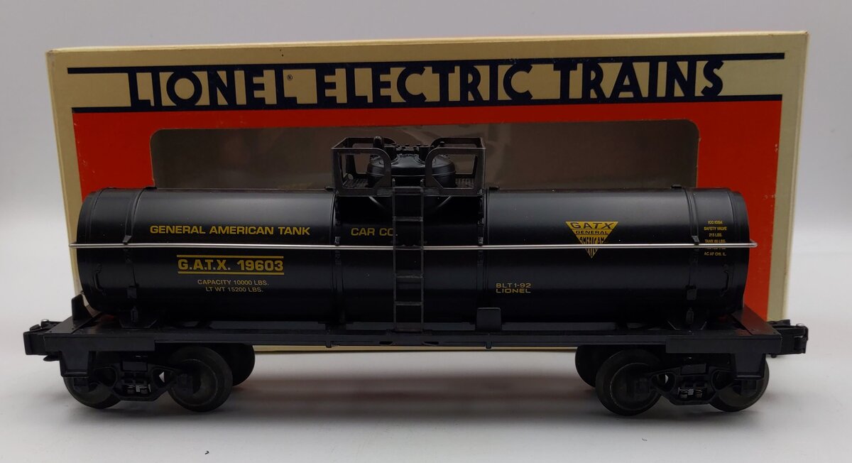 Lionel 6-19603 O Gauge GATX Single Dome Tank Car NIB