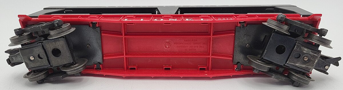 Lionel 6414 Vintage O Gauge Postwar Evans Autoloader with 2 Automobiles EX