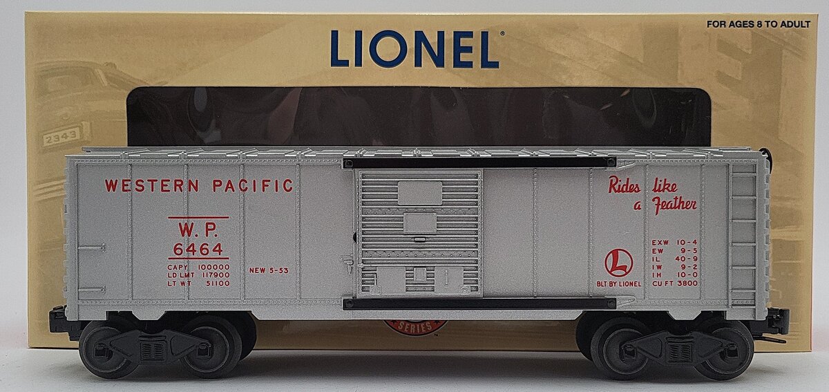 Lionel 6-39300 O Gauge Western Pacific Boxcar #6464 LN/Box