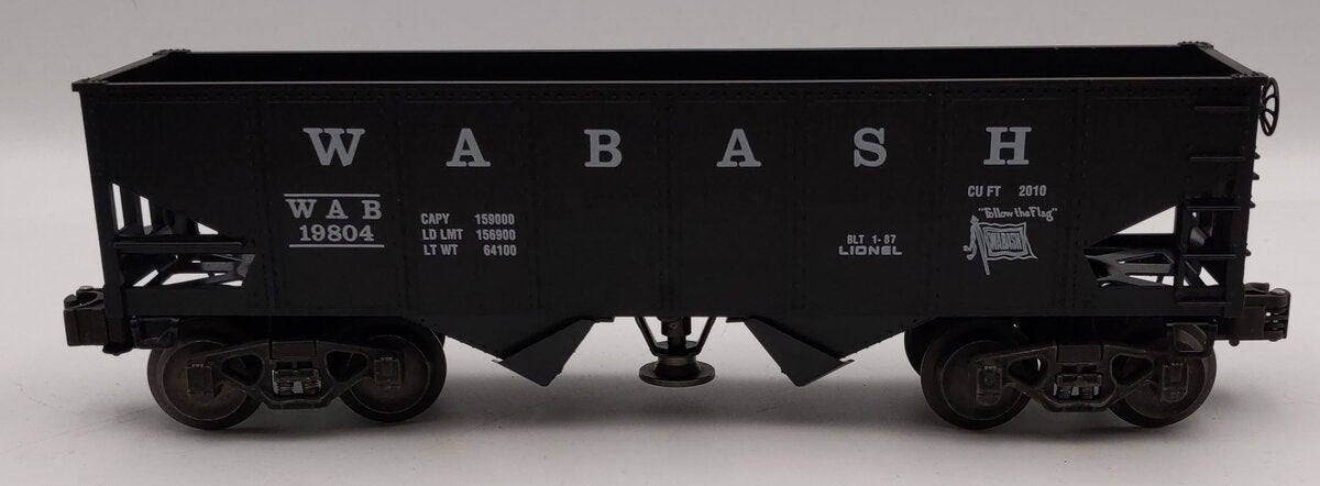 Lionel 6-19804 O Gauge Wabash Operating Hopper Car NIB