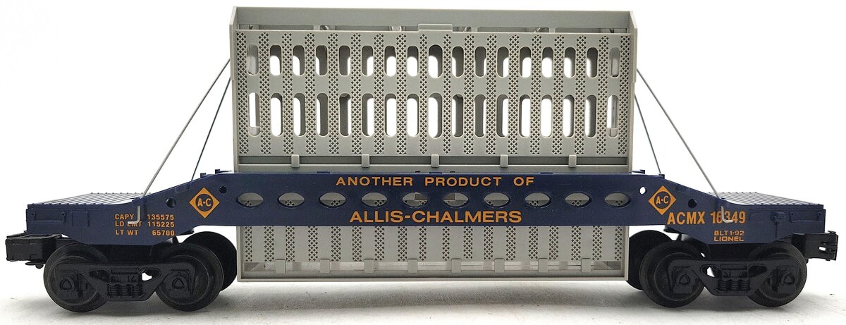 Lionel 6-16349 O Gauge Allis Chalmers Condenser Car VG/Box
