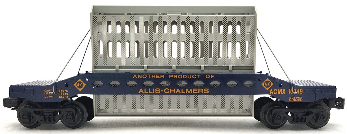 Lionel 6-16349 O Gauge Allis Chalmers Condenser Car VG/Box