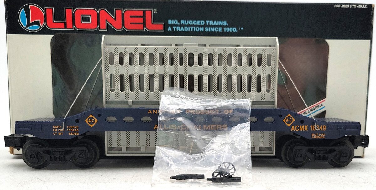 Lionel 6-16349 O Gauge Allis Chalmers Condenser Car VG/Box