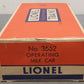 Lionel 3662 Vintage O Automatic Refrigerated Milk Car w/ Platform #36621 VG/Box