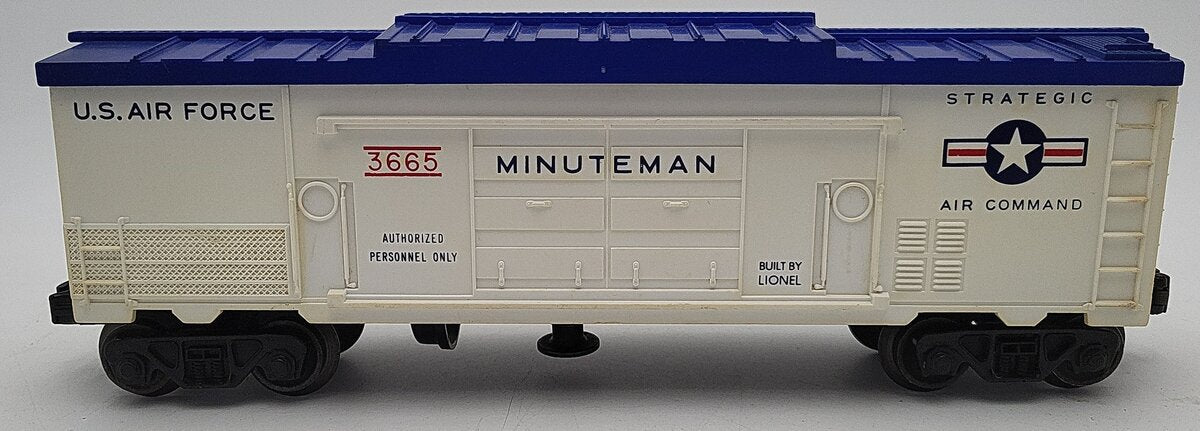 Lionel 3665 Vintage O Gauge US Air Force Minuteman Missile Launching Car EX