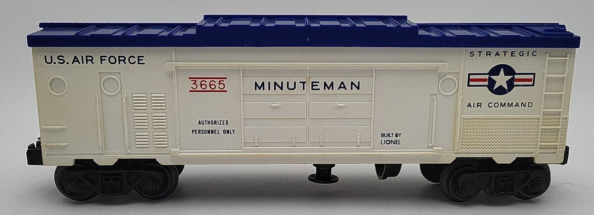 Lionel 3665 Vintage O Gauge US Air Force Minuteman Missile Launching Car EX