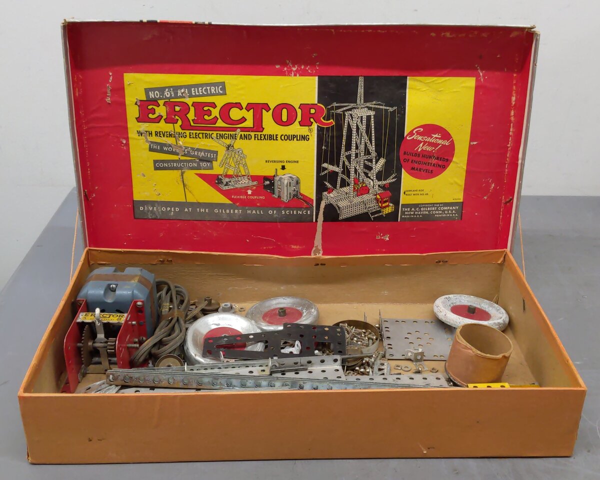 Gilbert 6 1/2 Vintage S Erector Set/Box