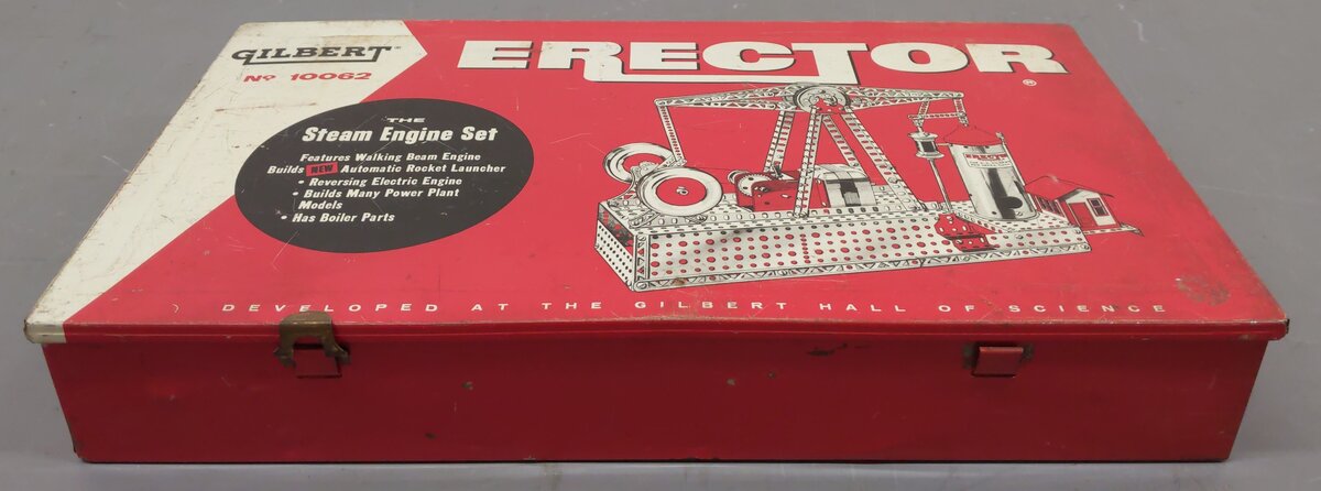 Gilbert 10062 Vintage S Erector Steam Engine Set VG/Box