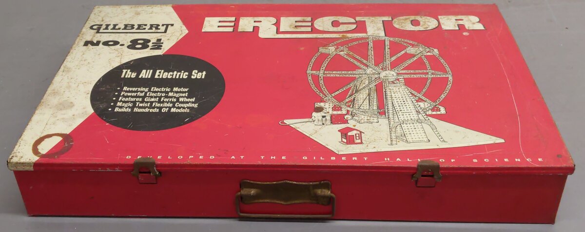 Gilbert 8 1/2 Vintage Erector All Electric Ferris Wheel Kit/Box