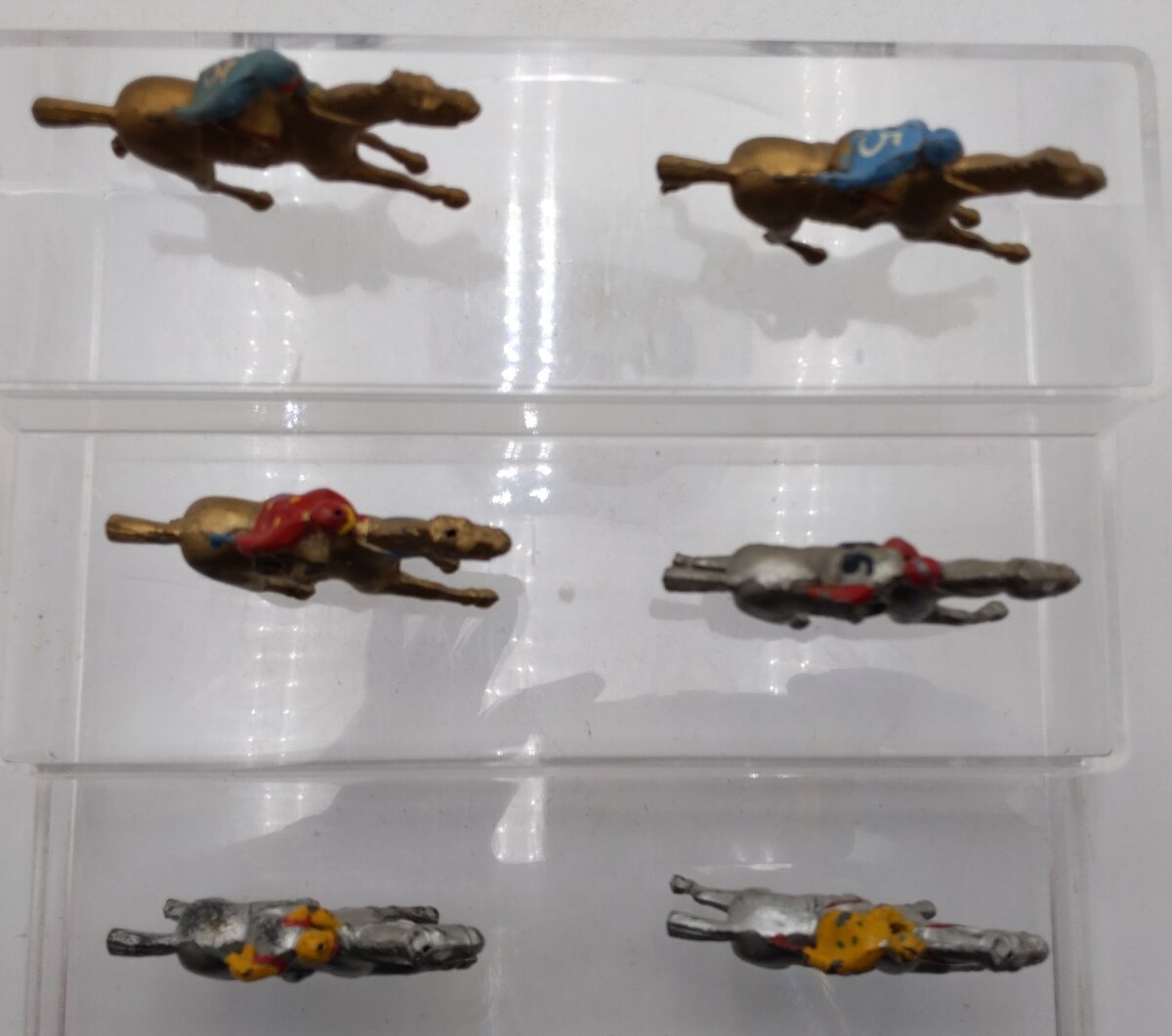 Barclay Lead Race Horse w/Jockey [6] VG