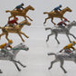 Barclay Lead Race Horse w/Jockey [6] VG