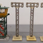 Lionel 192/195 Vintage O Operating Control Tower & Flood Lights [4] VG