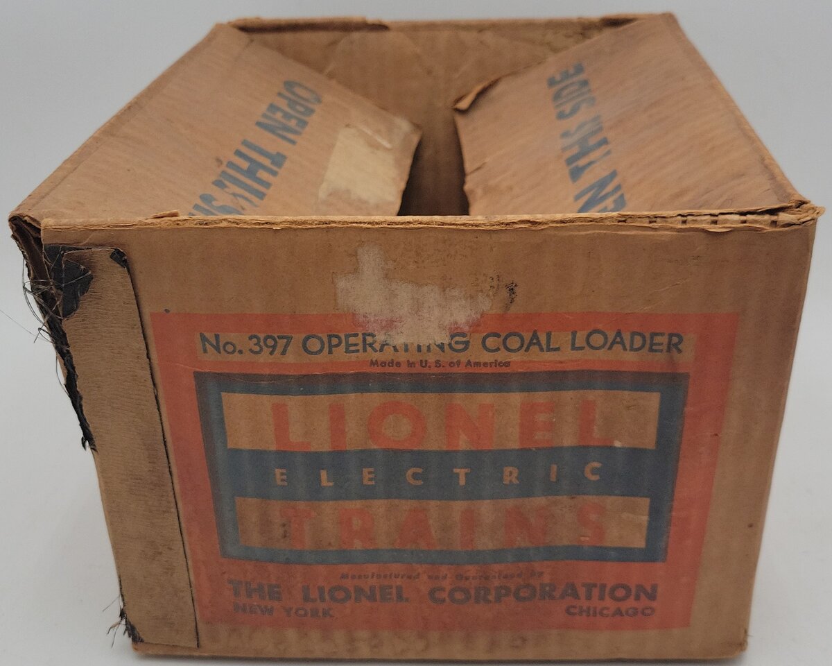 Lionel 397 Vintage O Operating Coal Loader/Box