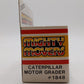 Ertl 1848 1:64 Mighty Movers Caterpillar Road Grader EX/Box
