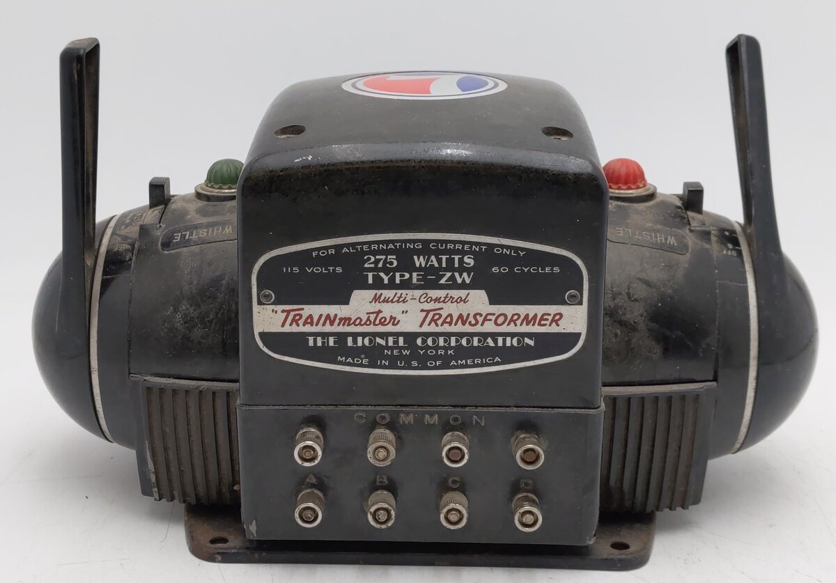 Lionel ZW Vintage O Gauge Trainmaster 275 Watt Transformer with Whistle VG