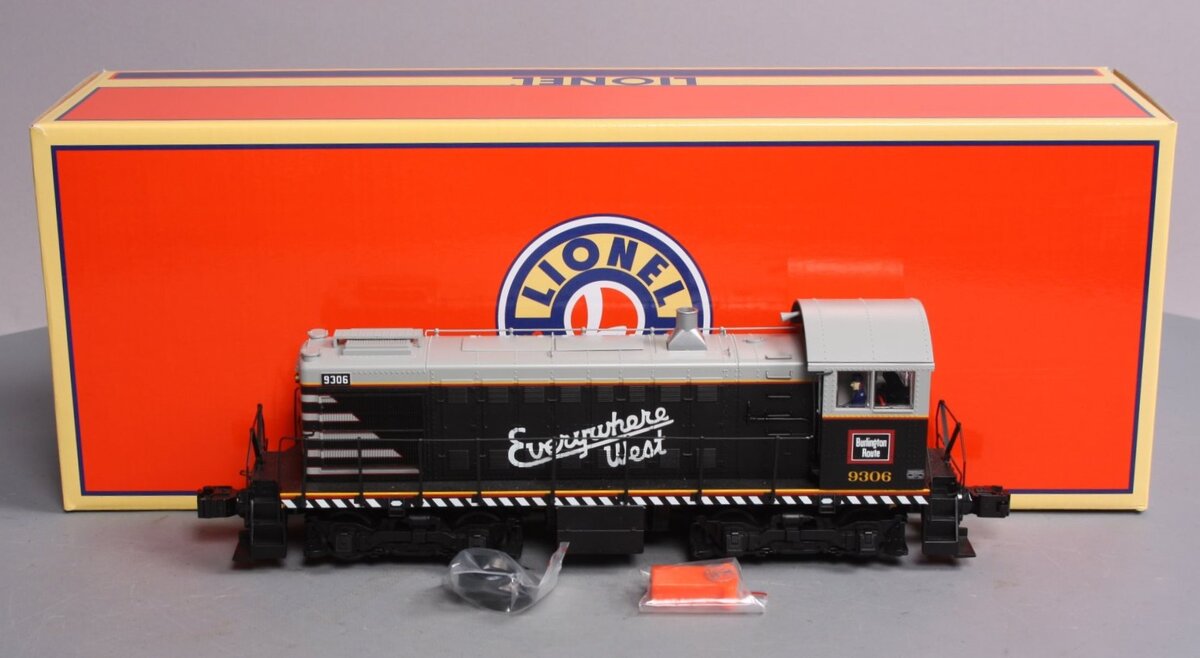 Lionel 6-82114 Burlington Legacy S2 Diesel Switcher #9306 EX/Box