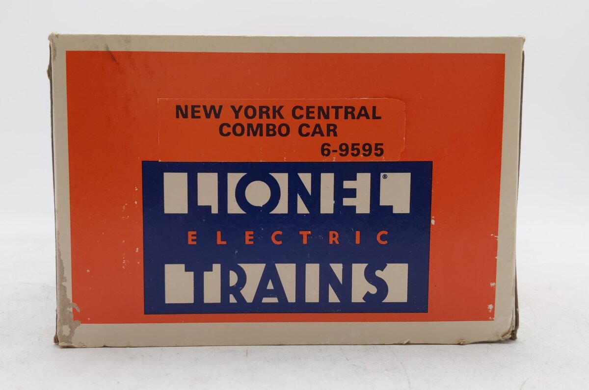 Lionel 6-9595 O Gauge New York Central Aluminum Combine Passenger Car #9595 EX/Box