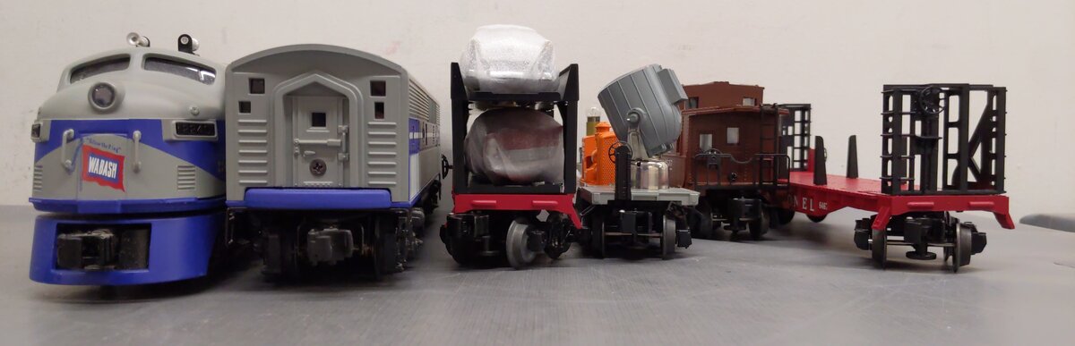 Lionel 6-31711 O Gauge  PWC Wabash Diesel Freight Train Set #1563W EX/Box