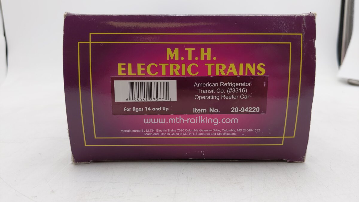 MTH 20-94220 ART Operating Reefer Car EX/Box