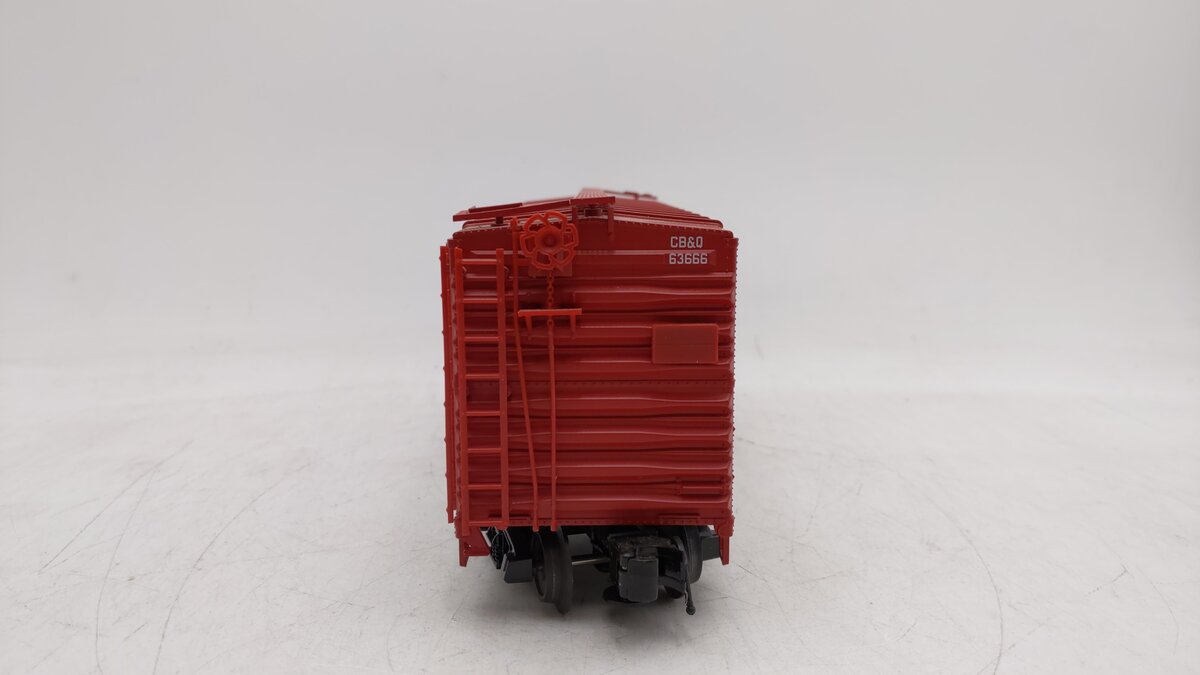 Atlas 0507-2 O Gauge 3-Rail CB&Q Boxcar #63666 (3 Rail) EX/Box