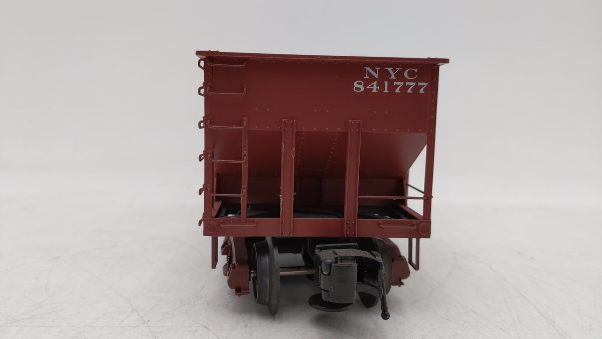 Atlas 8457-4 O Gauge New York Central 55 Ton Coal Hopper #841777 - 3 Rail EX/Box
