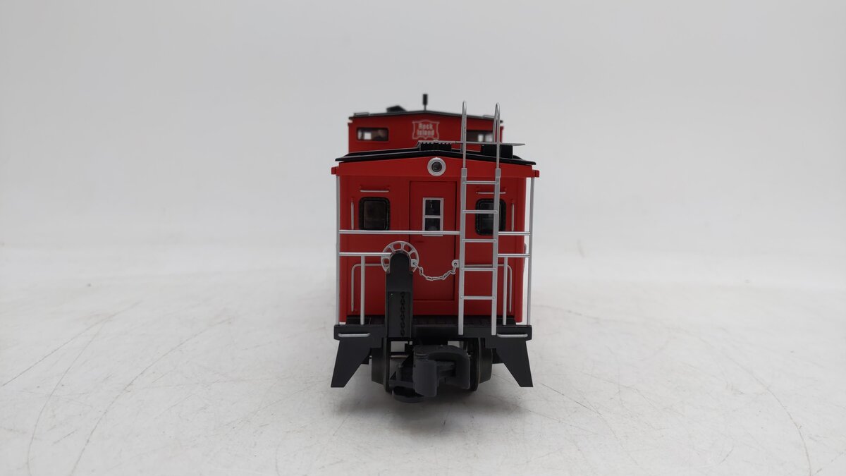 Lionel 6-17638 O Gauge Rock Island Extended Vision Lighted Caboose #17011 EX/Box