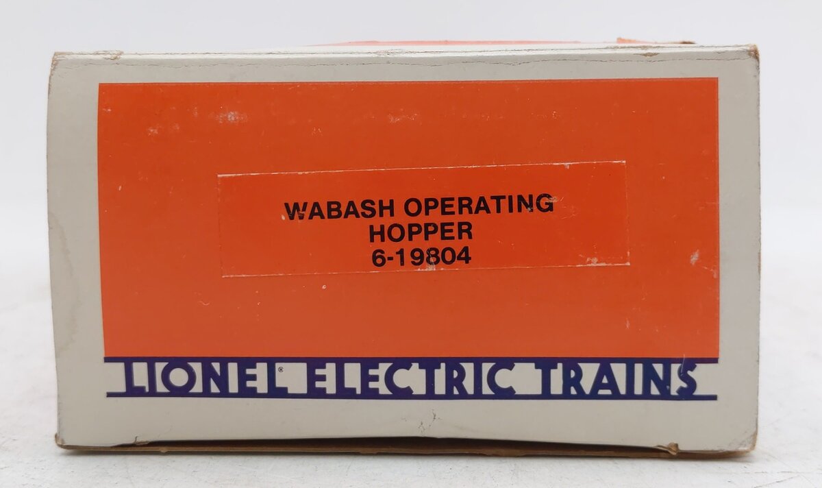 Lionel 6-19804 O Gauge Wabash Operating Hopper Car EX/Box