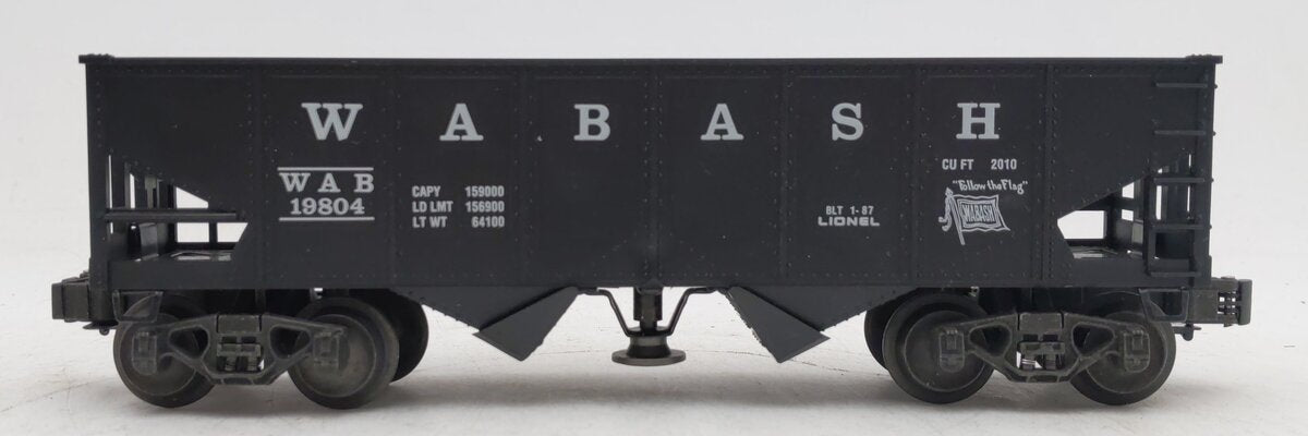 Lionel 6-19804 O Gauge Wabash Operating Hopper Car EX/Box