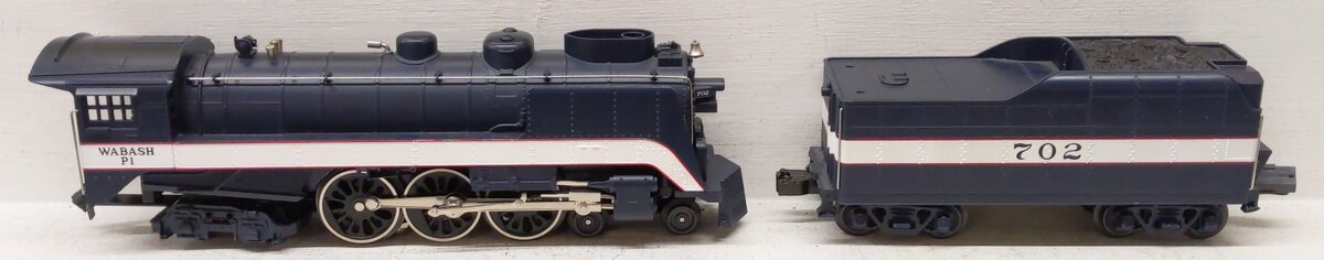 MTH 30-1147-1 O Gauge Wabash 4-6-4 Hudson Steam Loco & Tender w/PS1 EX/Box