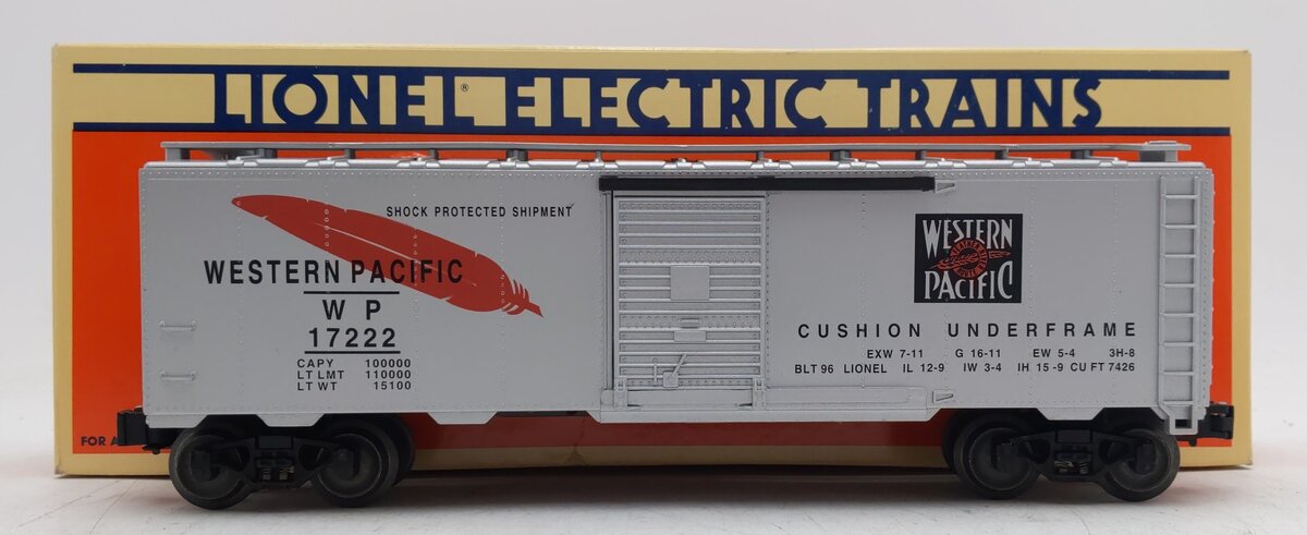 Lionel 6-17222 O Gauge Western Pacific Boxcar #17222 EX/Box