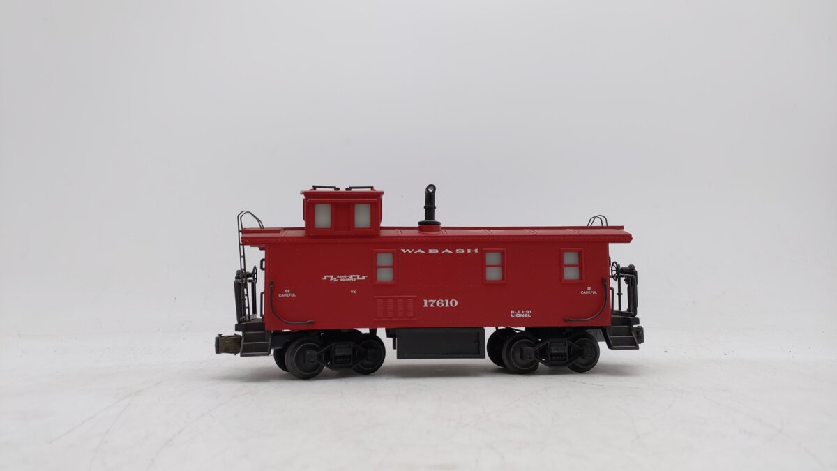 Lionel 6-17610 O Gauge Wabash Steelside Smoking Caboose #17610 EX/Box