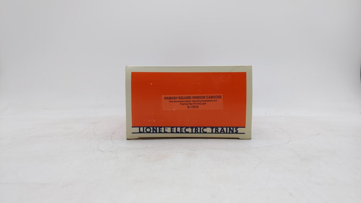 Lionel 6-17610 O Gauge Wabash Steelside Smoking Caboose #17610 EX/Box