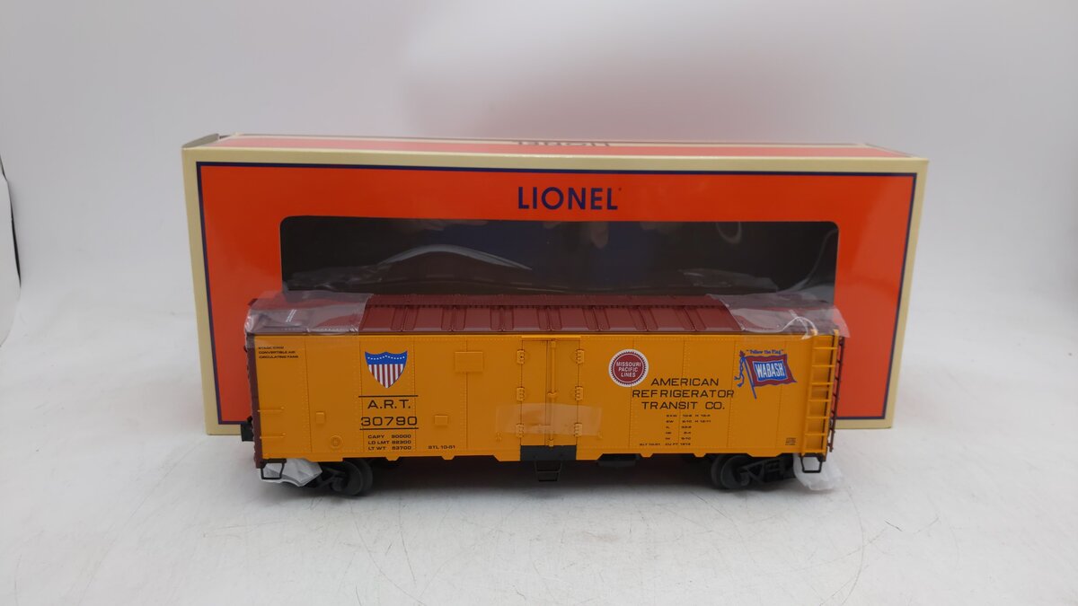 Lionel 6-17727 O Mopac/Wabash Steel-Sided Reefer #30790 EX/Box