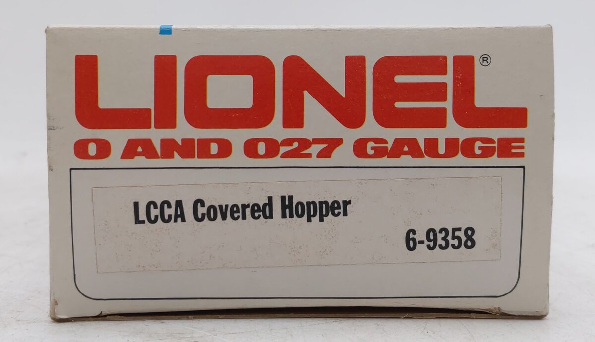 Lionel 6-9358 O Gauge LCCA-1980 Sands Of Iowa Covered Hopper Car VG/Box