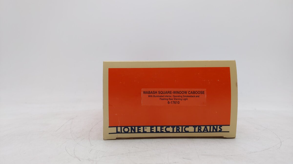 Lionel 6-17610 O Gauge Wabash Steelside Smoking Caboose #17610 EX/Box
