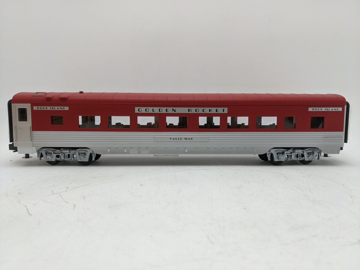 MTH 30-6709 O Rock Island "Valle Mar" 60' Streamlined Coach Passenger Car EX/Box