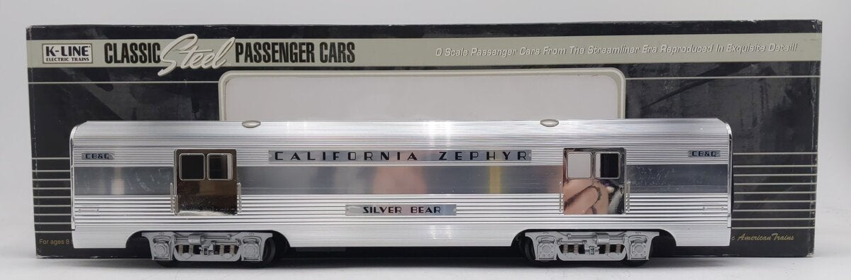 K-Line K4613-10903 O CB&Q California Zephyr Silver Bear 15