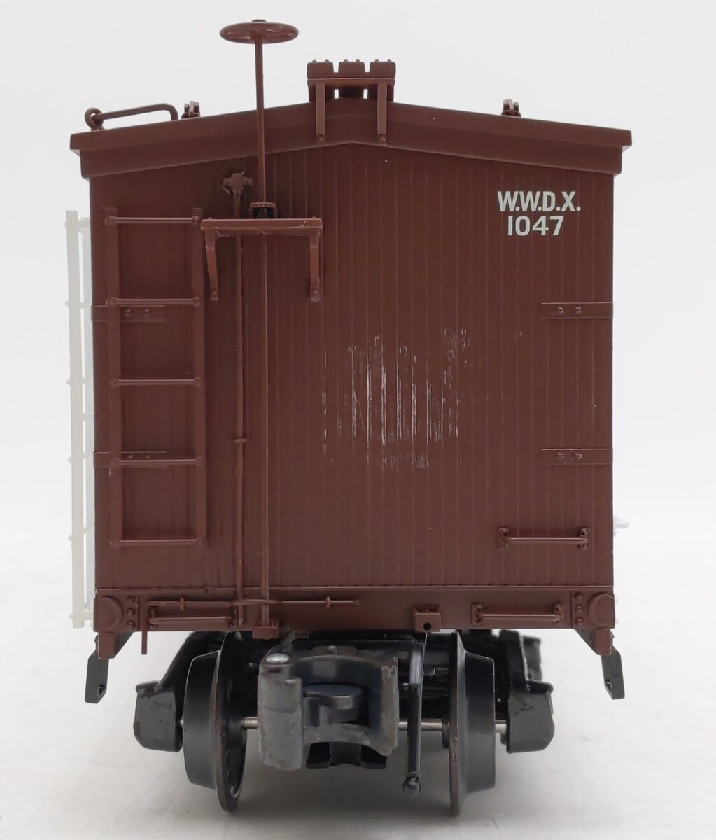 K-Line K742-8028 O Gauge Mid West Hennery Wood-Sided Reefer Car #1047 EX/Box