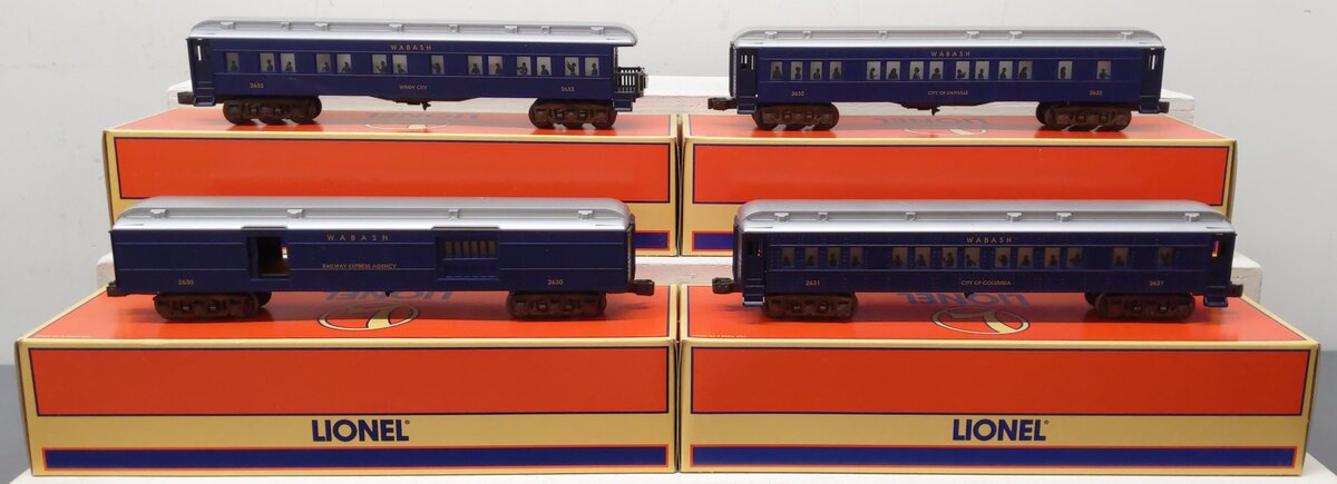 Lionel 6-19061 O Gauge Wabash Railway Passenger Set EX/Box