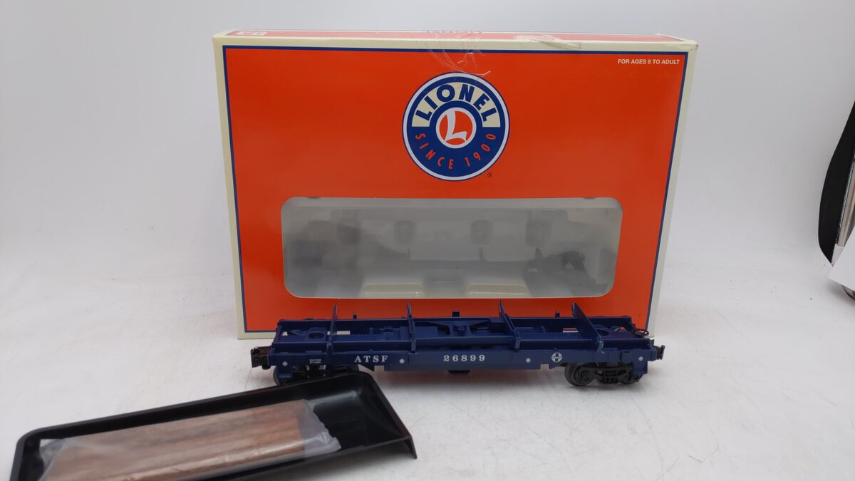 Lionel 6-26899 Santa Fe Log Dump Car EX/Box
