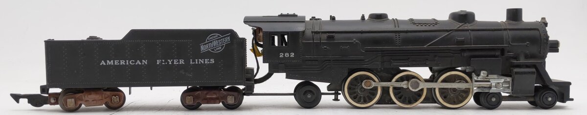 American Flyer 282 Vintage S 4-6-2 Pacific Steam Locomotive & Tender #282 VG