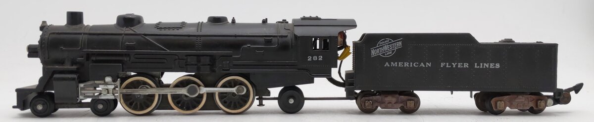 American Flyer 282 Vintage S 4-6-2 Pacific Steam Locomotive & Tender #282 VG