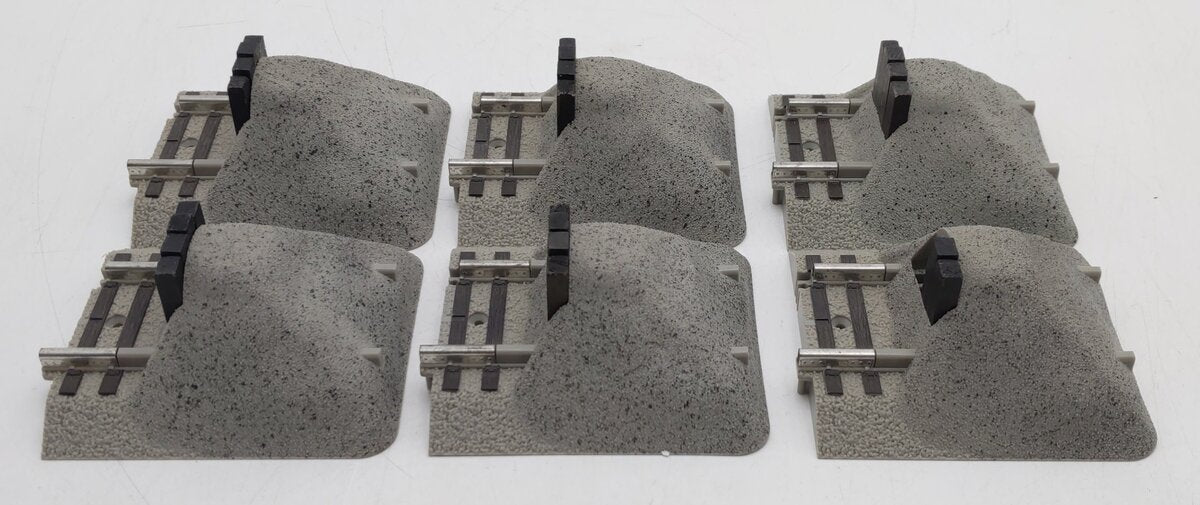 Lionel 6-12059 O Scale Fast Track Earthen Bumpers [6] EX