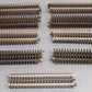 Atlas 6050 O Gauge Nickel Silver 10" Straight Track W/Brown Ties (26) VG