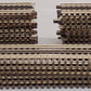 Atlas 6050 O Gauge Nickel Silver 10" Straight Track W/Brown Ties (26) VG